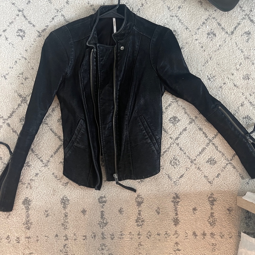 Free People Vegan Leather Jacket
